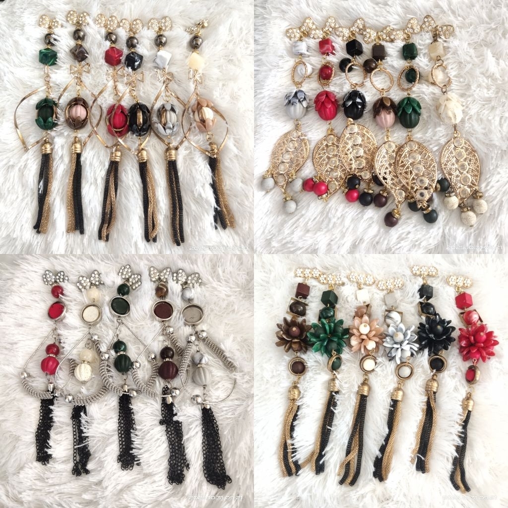 Bros Juntai Panjang Bros Dagu Juntai Cantik Elegant Bros Aksesoris Hijab