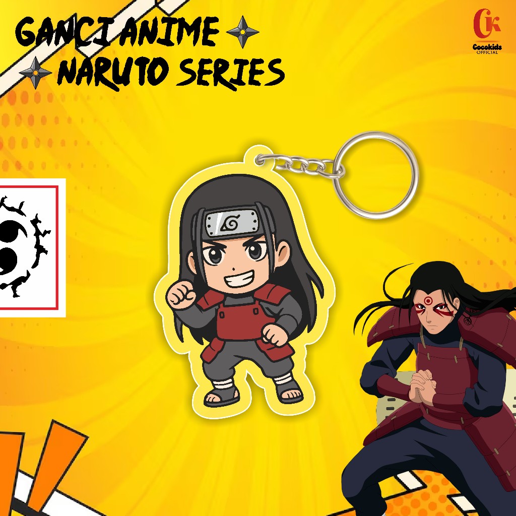 GANTUNGAN KUNCI NARUTO SERIES - GANCI NARUTO MINI ACTION FIGURE