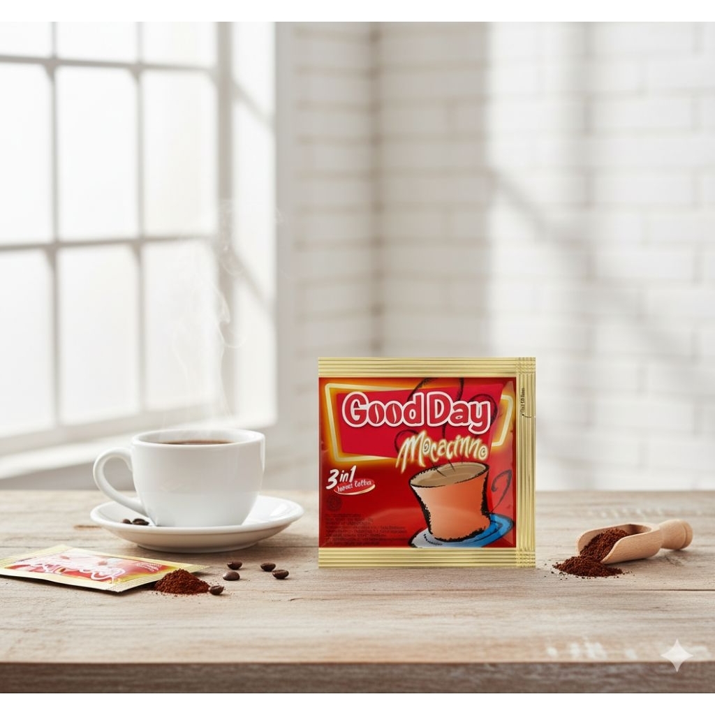 kopi good day mocacino / good day mocacino (1 pack x 10 sachet )