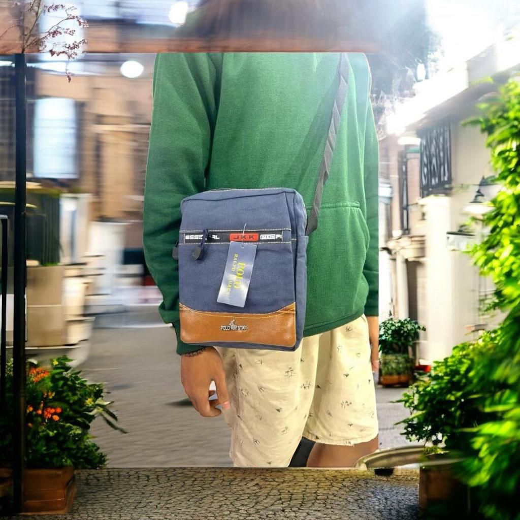 POLO STAR / Polo STAR Tas Selempang Pria / Sling bag Trendy  / Slempang Fashion Polo Star
