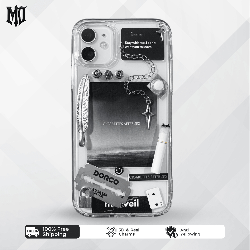 [morveil] Signature - M22 CAS 2 CASE HP IPHONE ANDROID casing resin unik aesthetic keren gothic y2k