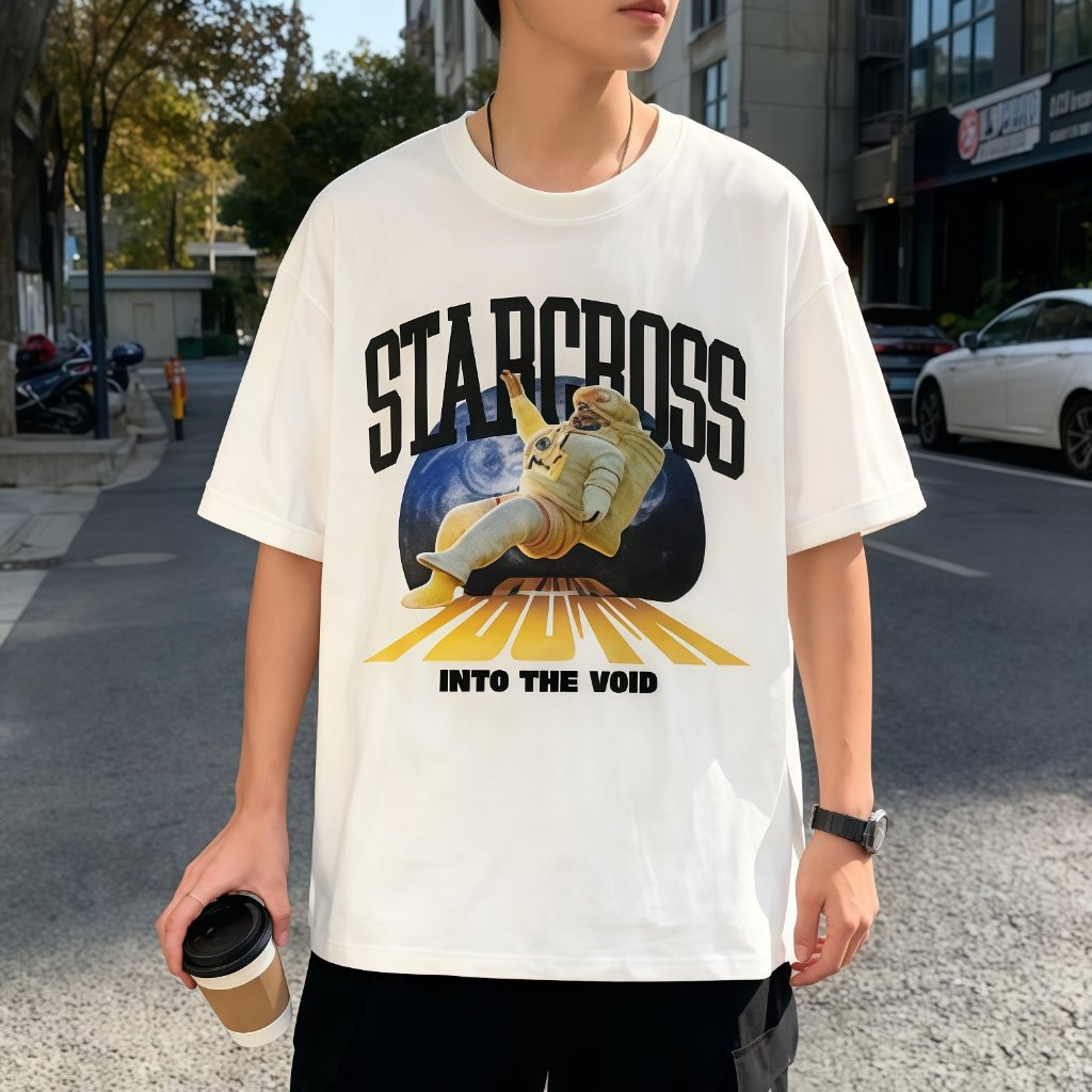 Kaos Cetak Trendy Penjelajah Antariksa