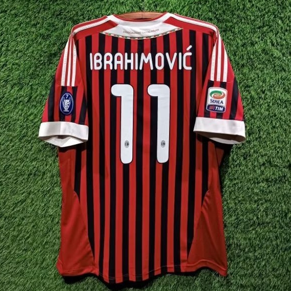 Jersey AC Milan Original 2011-2012 Home XL Ibrahimovic 11