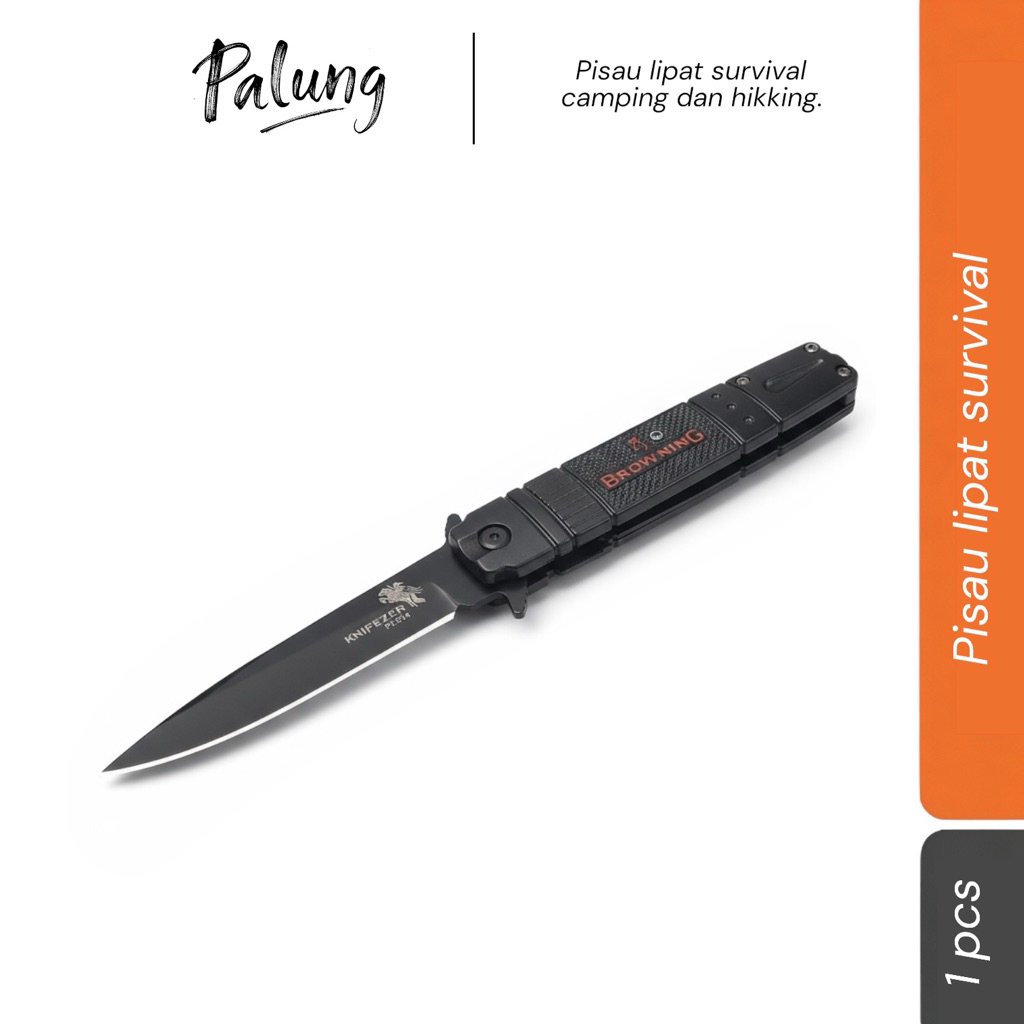 pisau lipat BROWNING KNIFEZER Pisau survival
