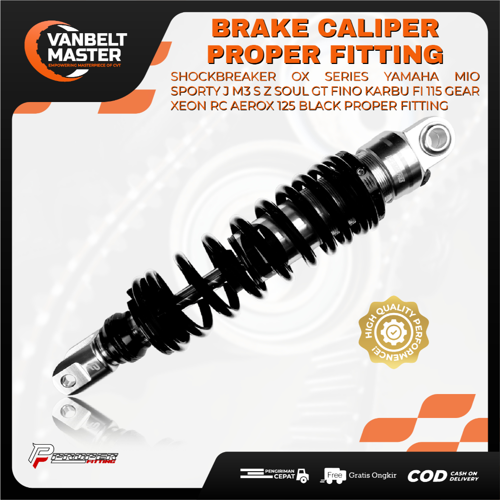 PROPER Shock Shockbreaker Sok Belakang Mio Sporty Smile J M3 S Z Soul GT Fino Gear Xeon Aerox 110 11