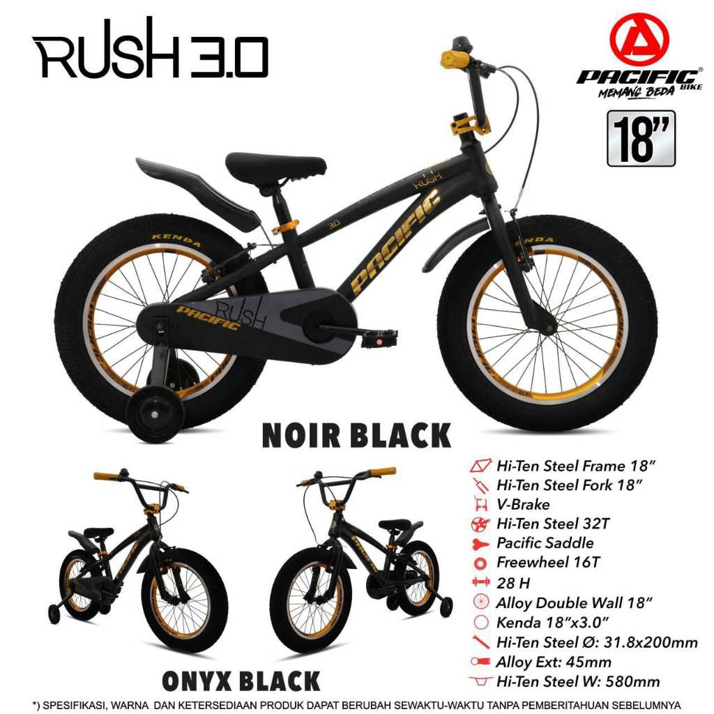 SEPEDA BMX 18" PACIFIC RUSH 3.0