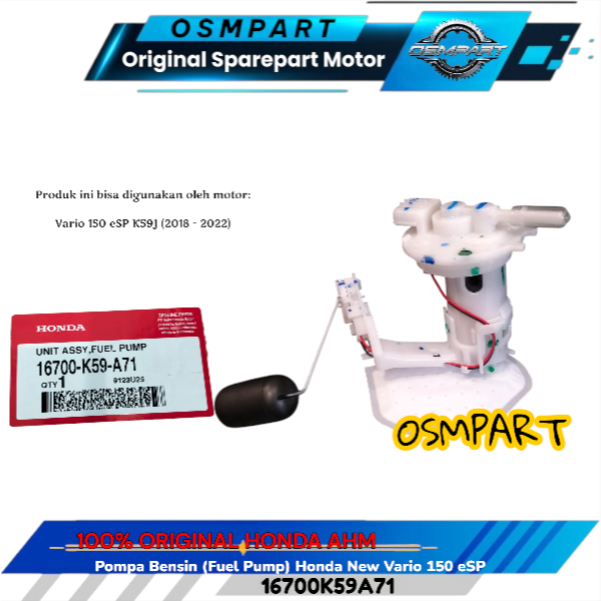 FUEL PUMP POMPA BENSIN VARIO 150 K59J 16700K59A71