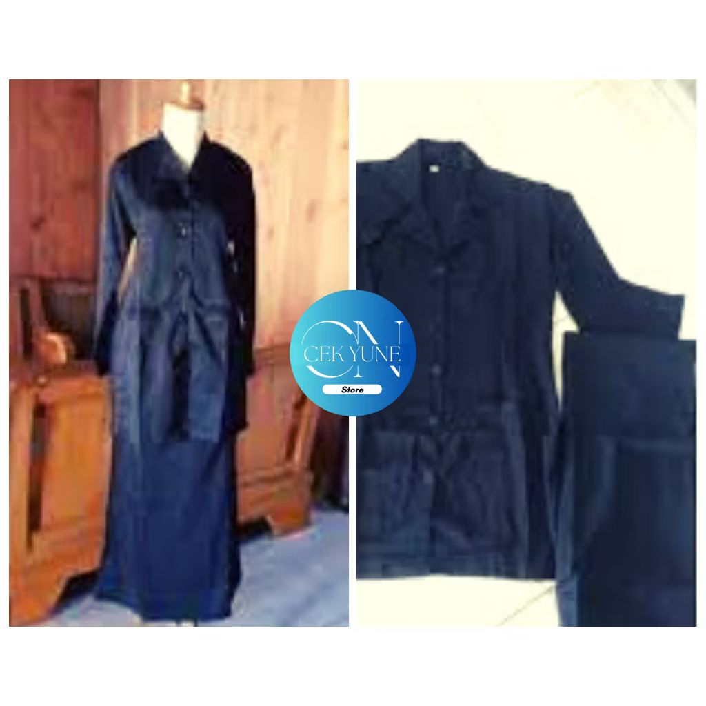 Sutroh Gontor Putri/ Jas Santriwati Gontor Putri / Jas Anak Pondok / Jas Kelas 6 KMI Putri / Jas Set