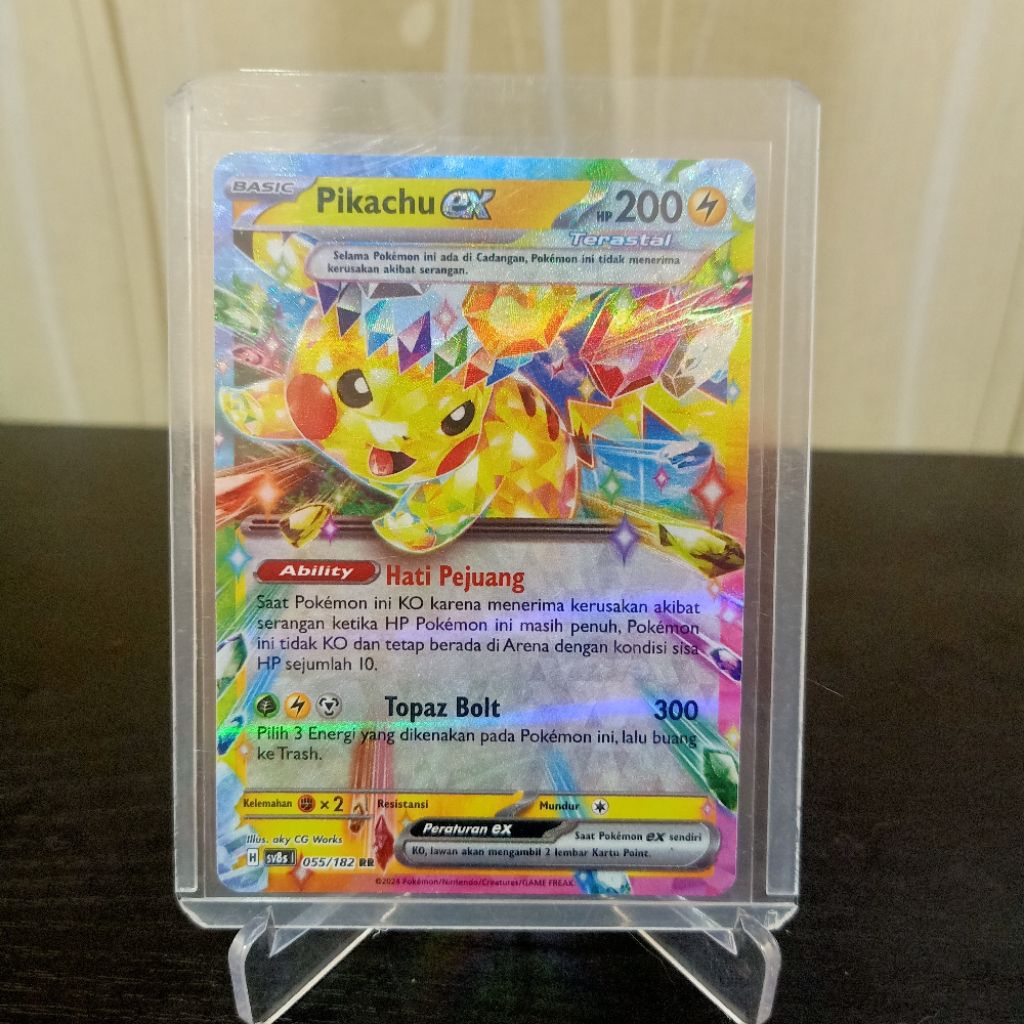 Tcg Card Games Pokemon Pikachu ex RR