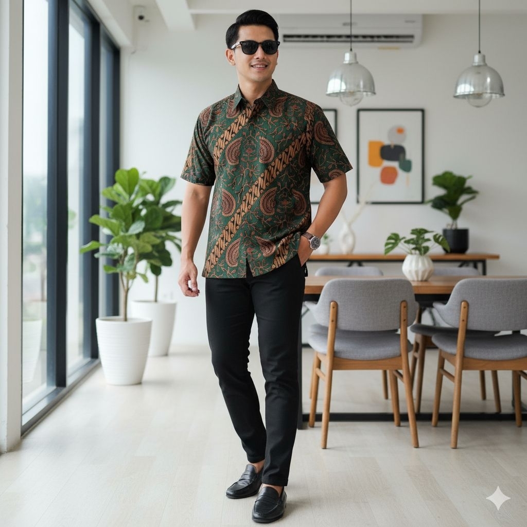 hem batik pria batik Baturaden batik prabu full lapisan