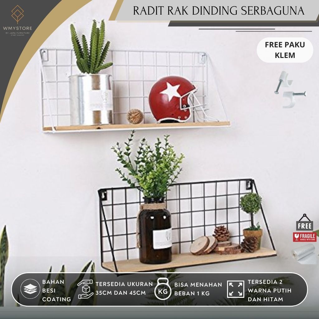 RADIT / Rak Dinding Tempel Aesthetic Minimalis