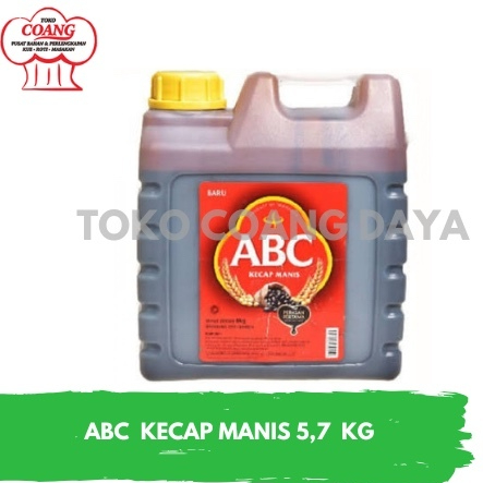 abc kecap manis 5,7 kg / kecap manis