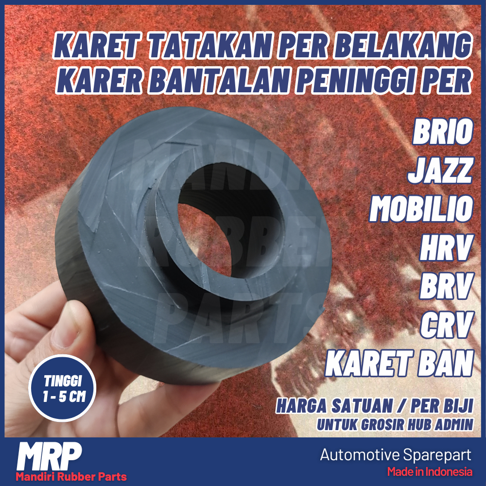 Karet Tatakan Spiral Belakang Jazz Brio Hrv Brv Hrv Mobilio Vios City Yaris / Karet Bantalan Spiral 