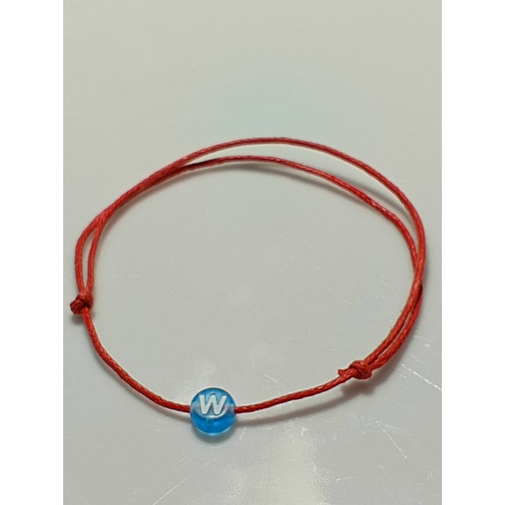 gelang serut gelang simpel gelang inisial gelang tali Korea (tipis)