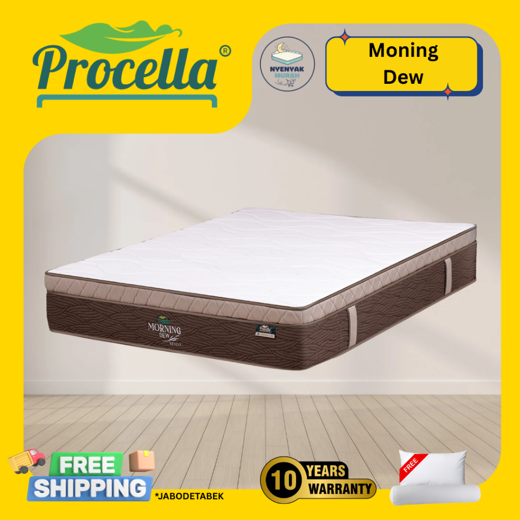 Kasur Springbed PROCELLA Morning Dew - Kasur Saja Size 100x200 120x200 160x200 180x200 200x200
