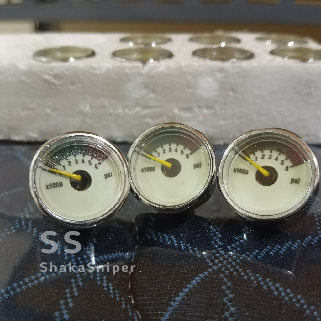 Manometer Kecil 6000 Psi OD 25, Manometer OD 25, Manometer PCP