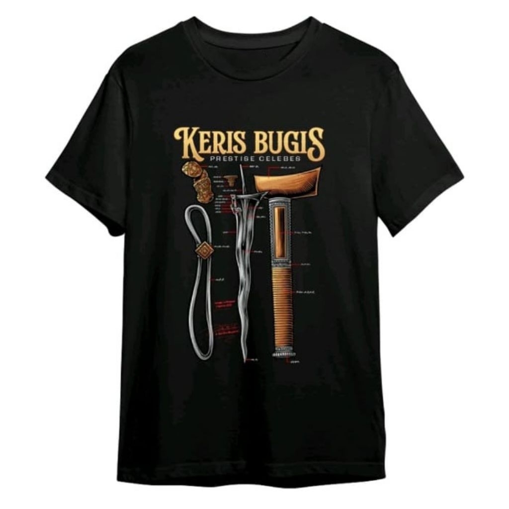 Kaos Culture Keris Bugis