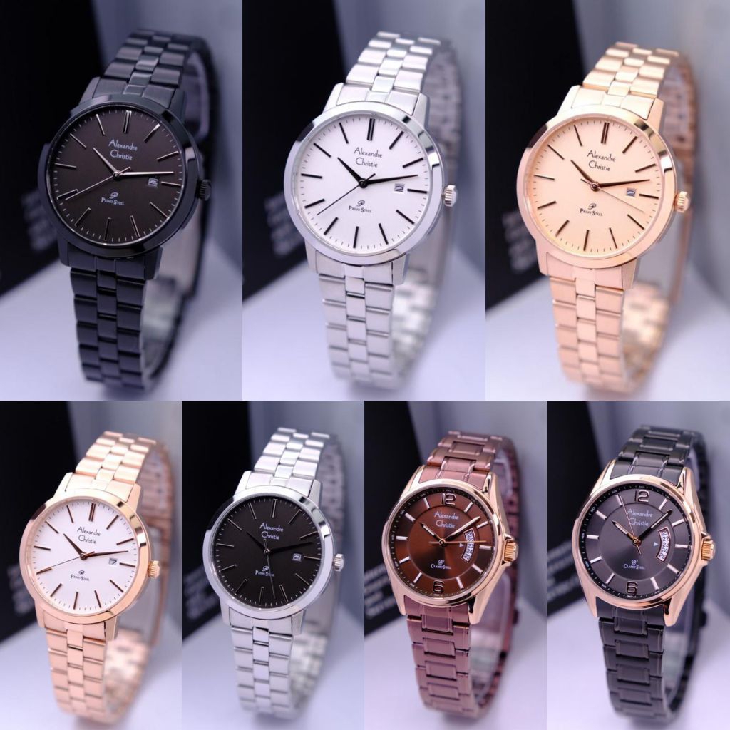 Jam Tangan Wanita Alexandre Christie   / AC 8674/ AC1031/AC 8679 /AC 8675/AC 1008/AC 8692/AC1038/AC 
