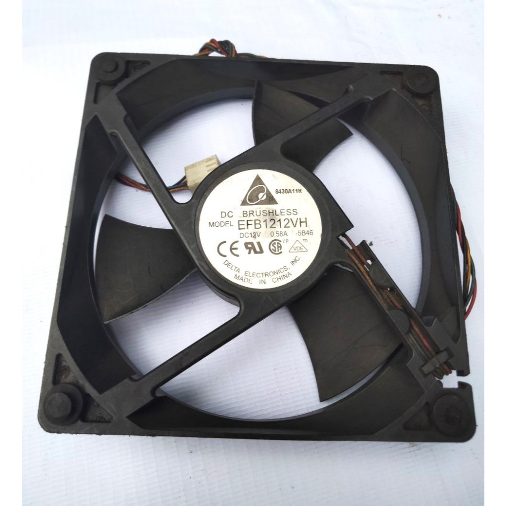 Fan Dc Brushless Delta 12v 0.58A 12x12x2.5cm