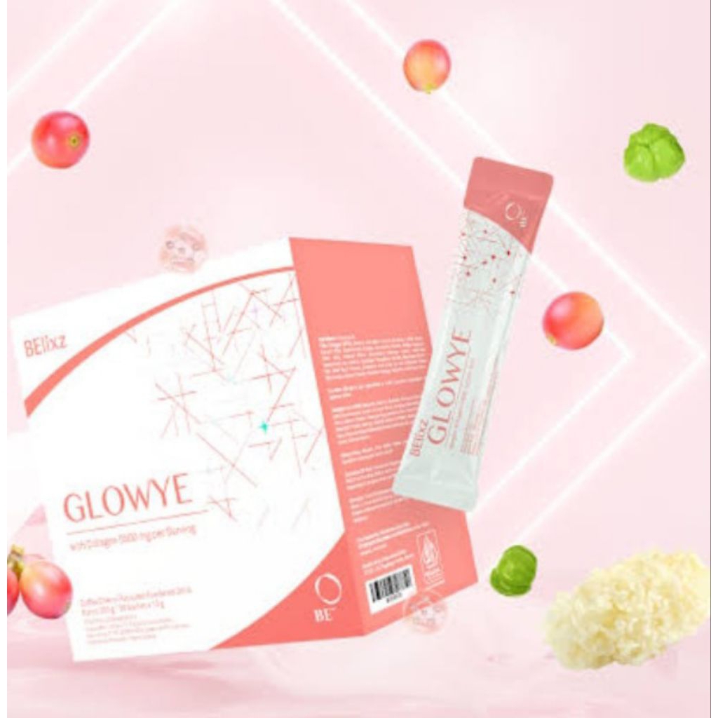 Glowye vitamin collagen kulit- beli 1 box free maqnifiq 6 sachet
