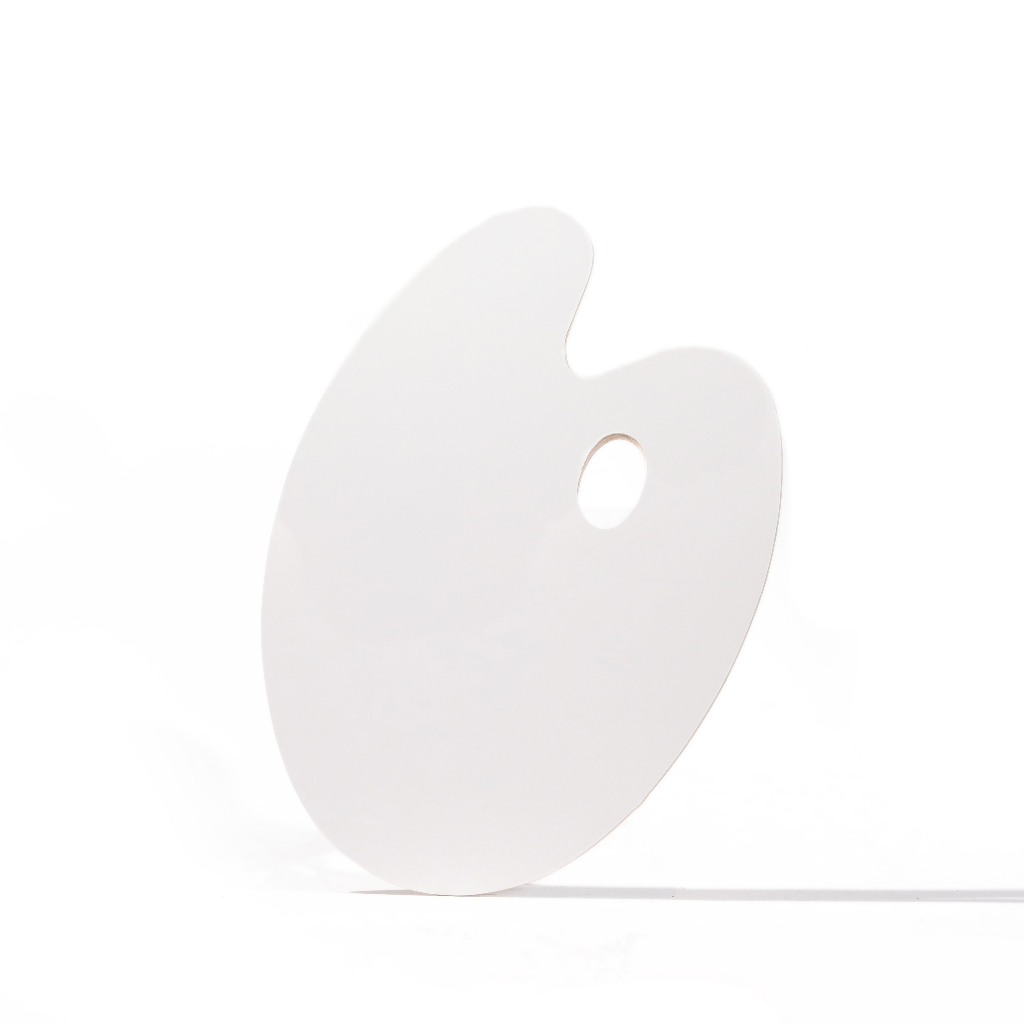 Palet Lukis Oval 3527 - No.2 / Pallet kayu / Pallet Oval / Pallet Lukis