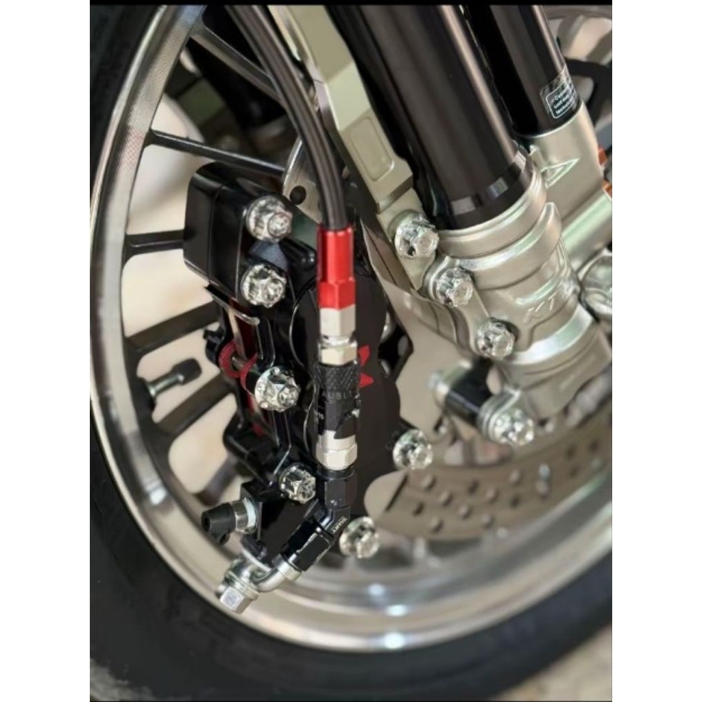 BREKET KEBALIK KALIPER 4P, BREKET SHOCK KTC MATRIX