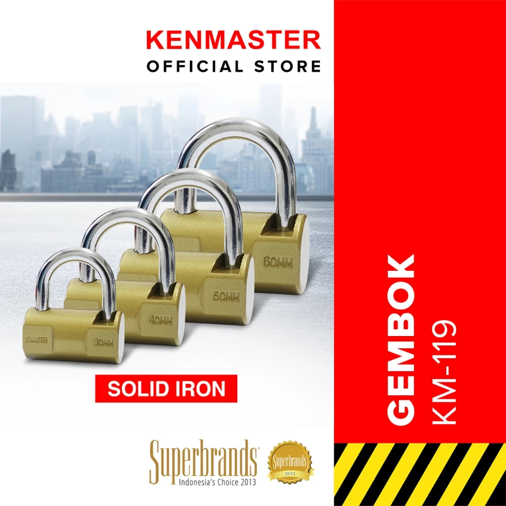 Kenmaster Gembok KM-119 Anti Karat Anti Maling || Kenmaster Gembok Anti Karat Anti Maling Kuat