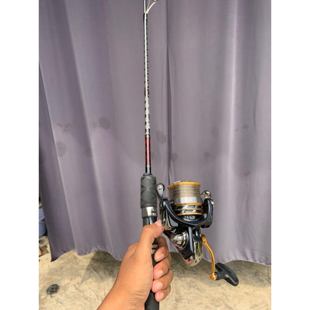 Reel Daiwa exceler lt 3000 cxh dan joran daiwa magoi 180cm 6-14lb