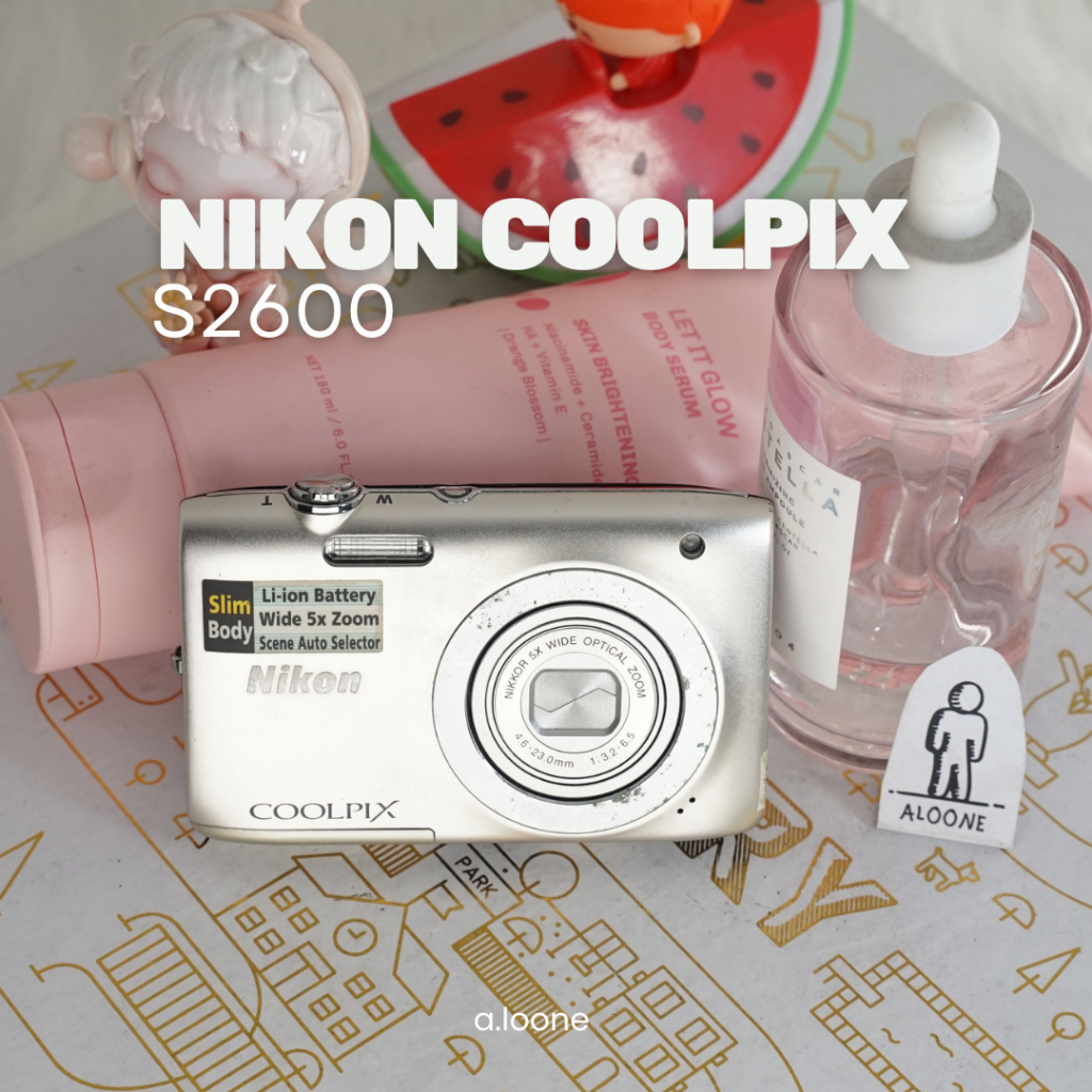 NIKON COOLPIX S2600 DIGICAM SILVER — KAMERA COMPACT SLIM & ELEGAN UNTUK FOTO HARIAN
