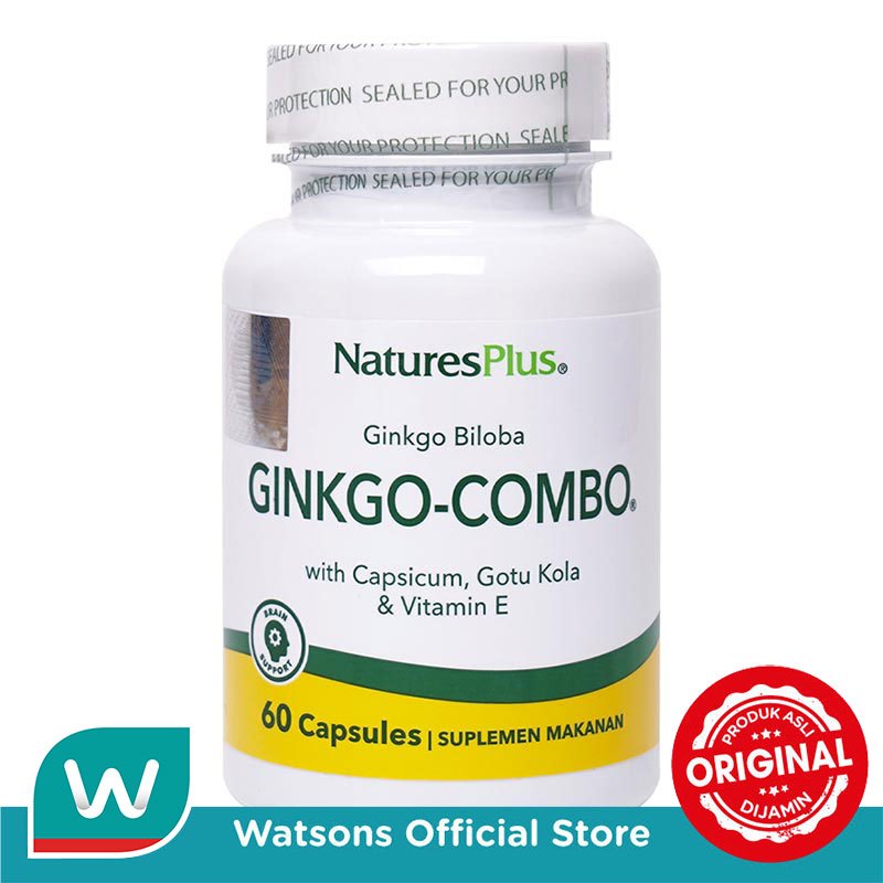 Natures Plus Ginkgo Combo Kapsul 60'S