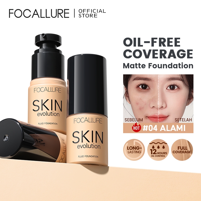 FOCALLURE Full Coverage Oil-control Fluid Foundation
