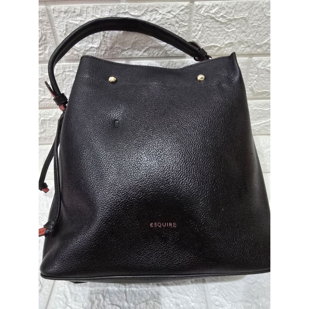 tas shoulder bag esquire kulit asli 25x30