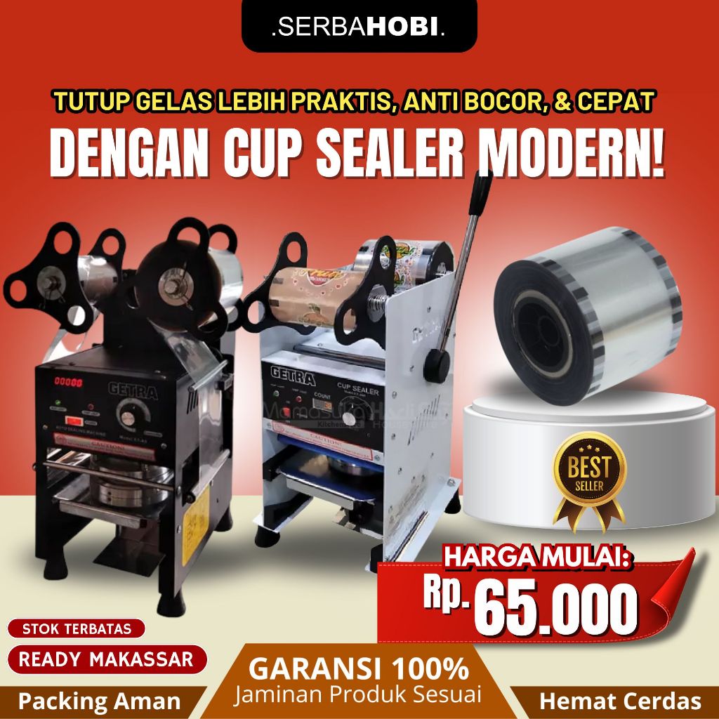 Cup Sealer Manual Otomatis / Mesin Press Gelas / Alat Press Gelas / Sealing Machine