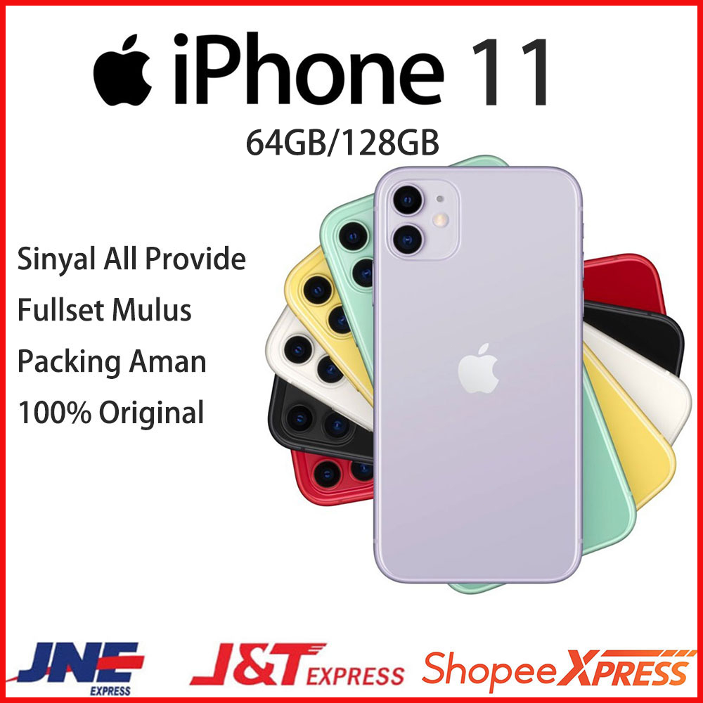 APPLE IPHONE 11 64GB/128GB HP11  SECOND FULLSET 100%mulus 3utools full green like new IP11