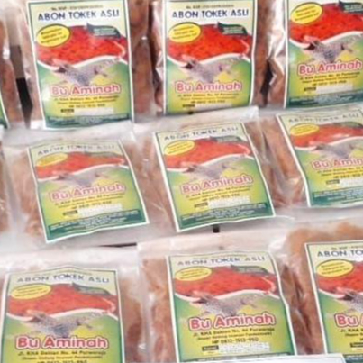 JR26 Abon Tokek Bu Aminah Asli uk 50 grm