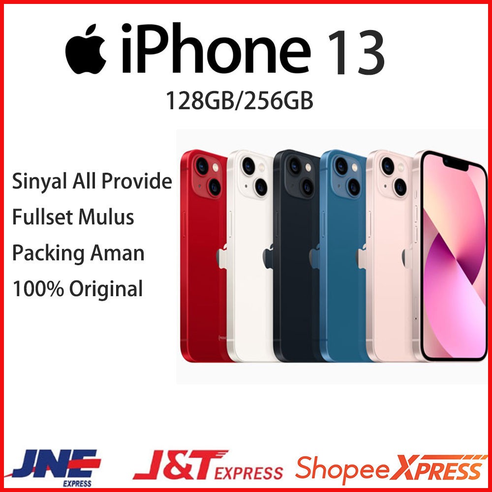 APPLE IPHONE 13 128GB 256GB IP13  SECOND ORIGINAL BEKAS FULLSET SECOND INTER LIKE NEW HP13