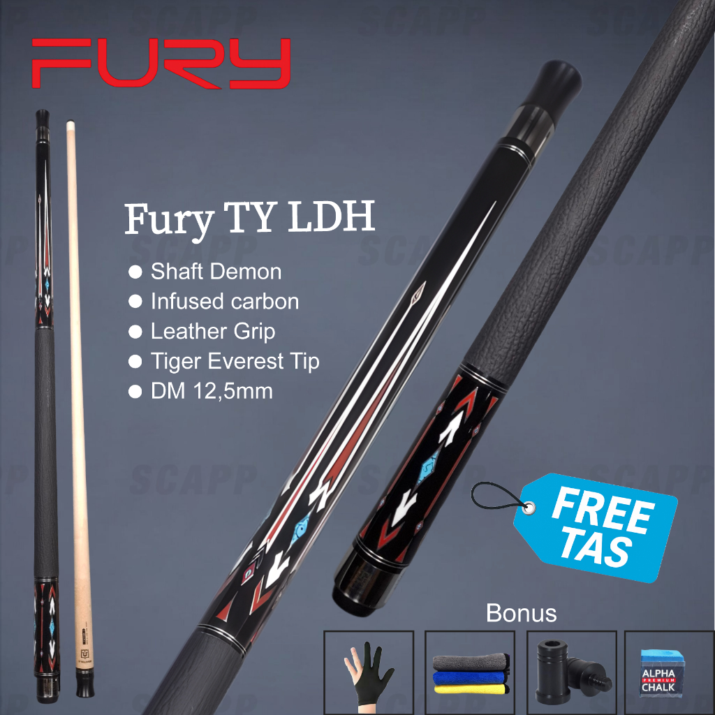 Fury Ty LDH Shaft Infused Carbon Stick billiard/Cue