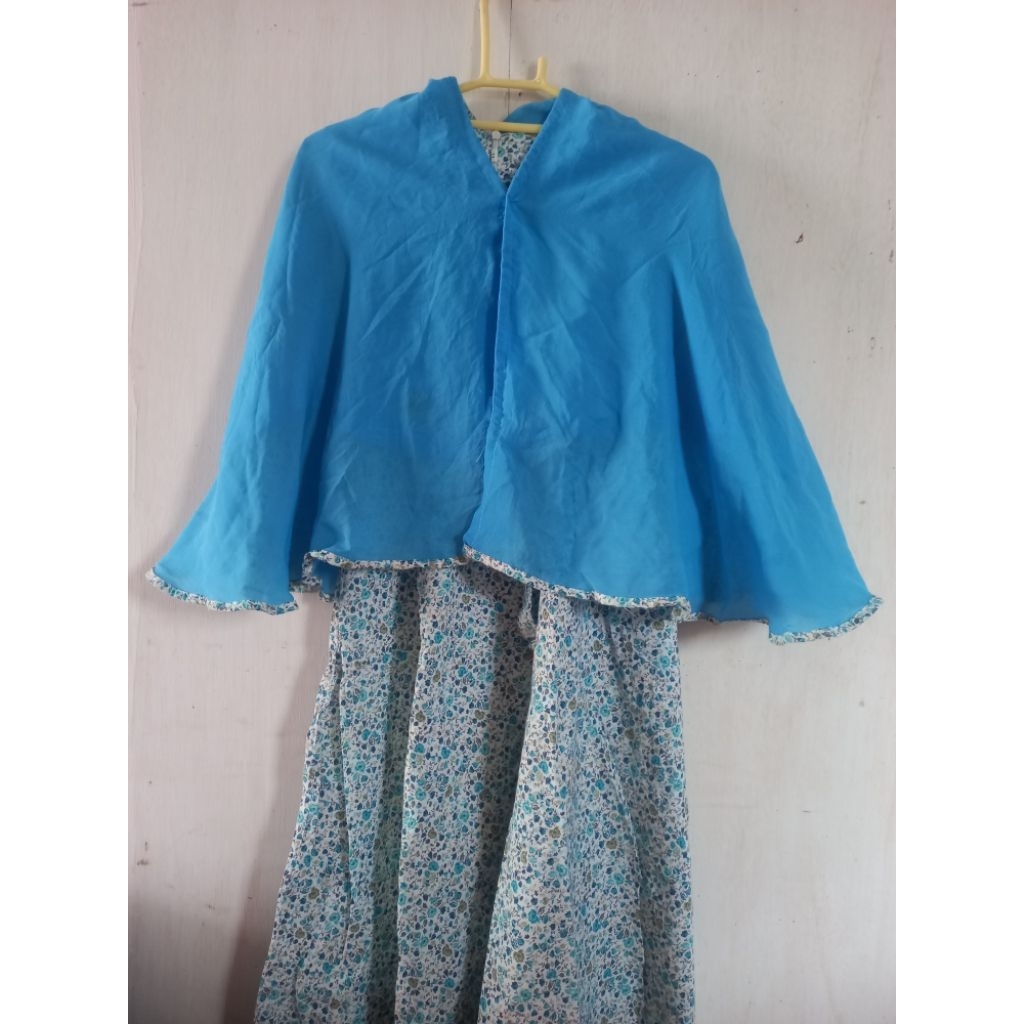 preloved set gamis anak 12-14 tahun
