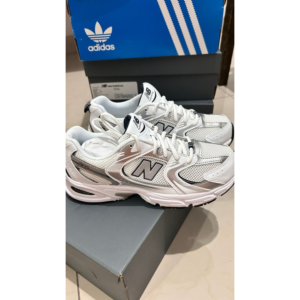 Sepatu-New Balance 530 White Indigo