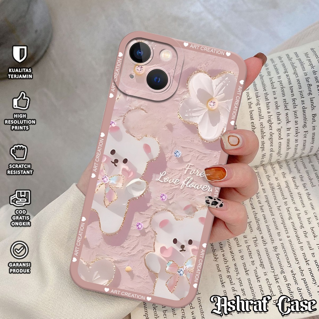 Case For Iphone 13  - Softcase Hp Iphone 13 [ AM06 ] - Silicon Cassing Hp Wanita / Pria - Kesing Hp 
