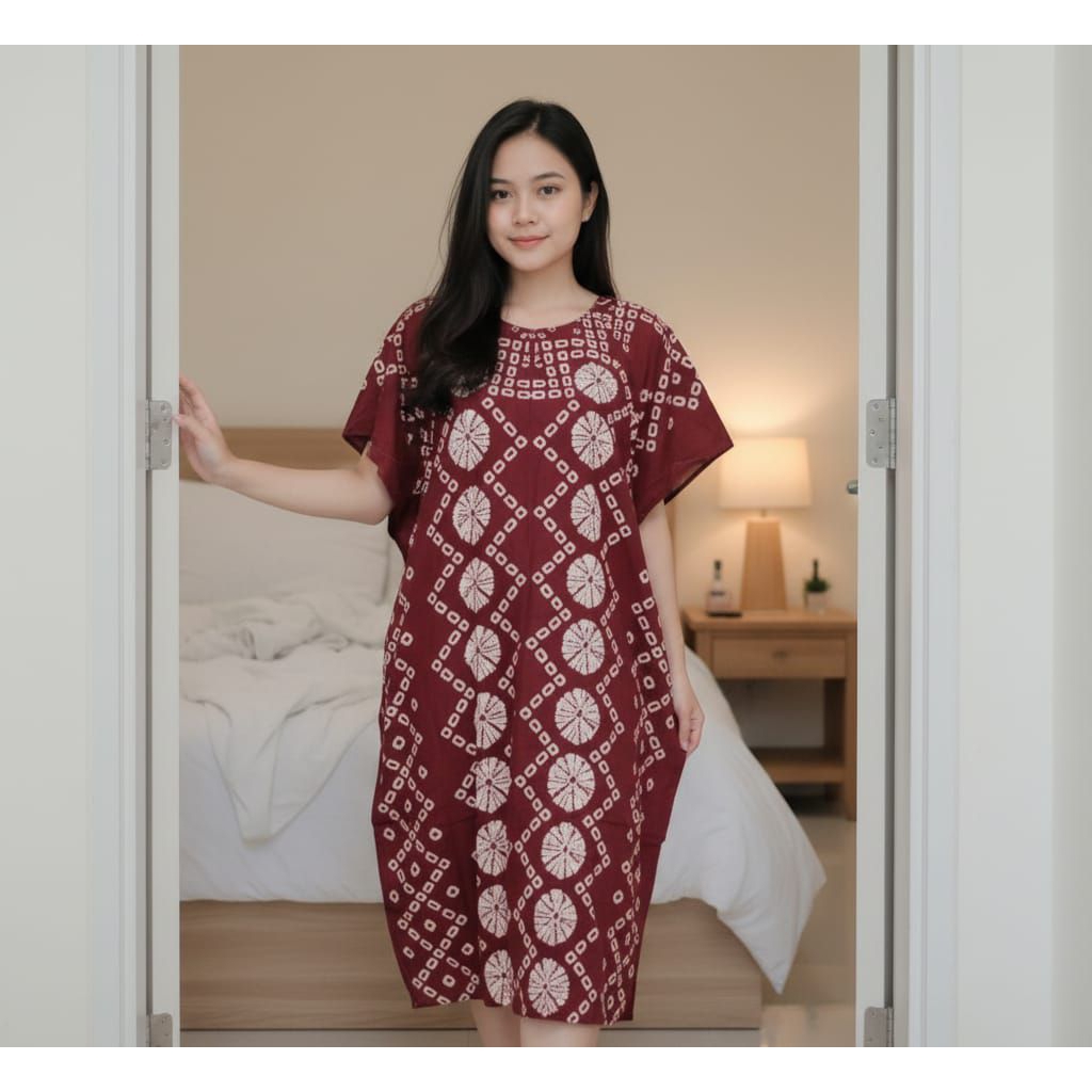 BENEID | DASTER LOWO JUMBO RAYON SANTUNG | DASTER PANJANG ADEM | LD 140 PB 120 | BIG SIZE Nyaman