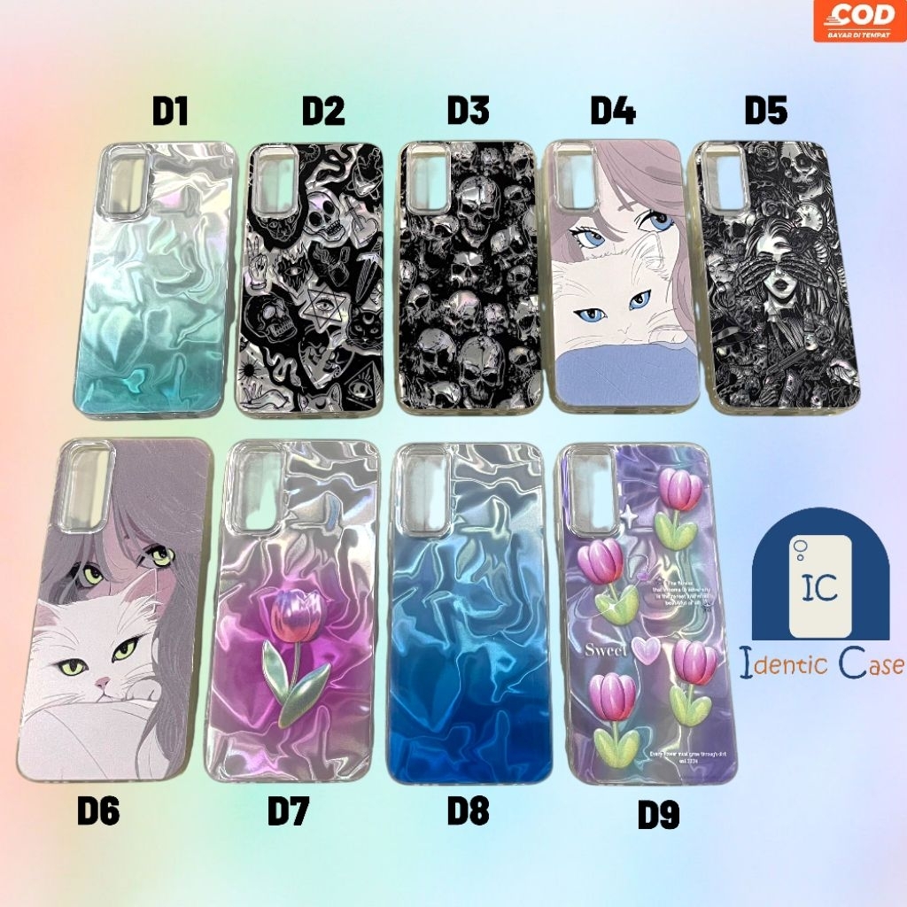 Case Diamond Air VIVO Y12S/Y20/S/SG/I/Y11S / Diamond Polos / Case Diamond Gambar / Soft Case / Case 