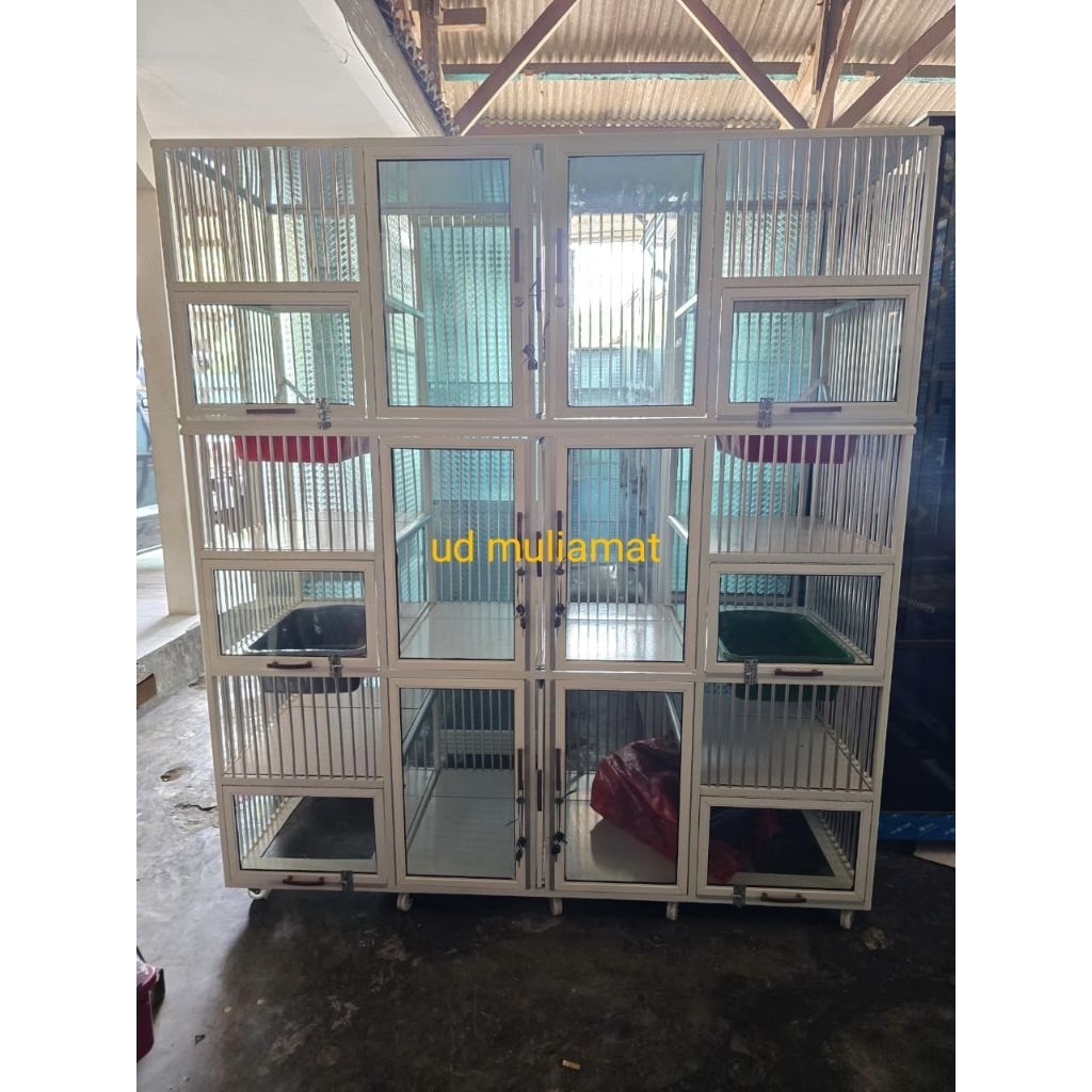 kandang kucing jumbo 6 kamar