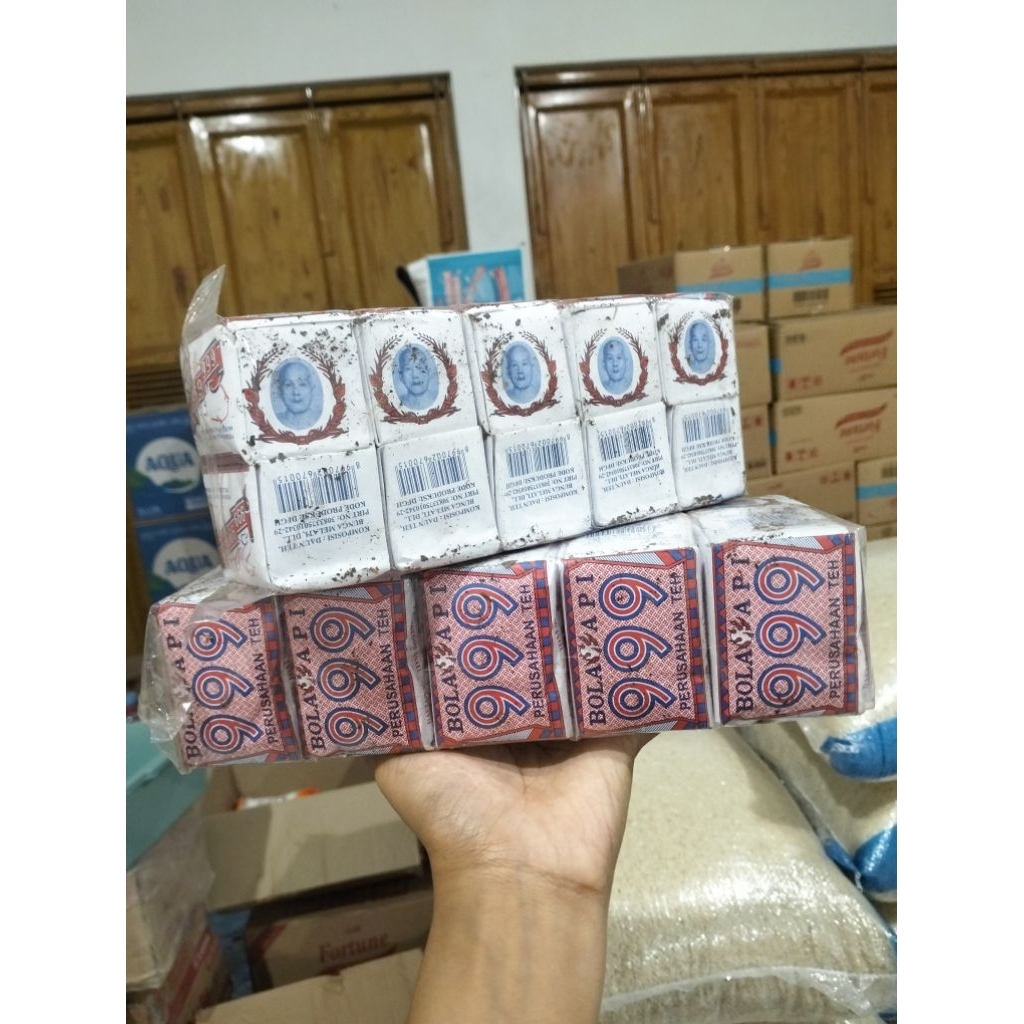 1 PACK - 10 BIJI - TEH TUBRUK 999 PUTIH 42GRAM / TEH 999 25GRAM / TEH CAP BOLA API PUTIH / TEH MURNI