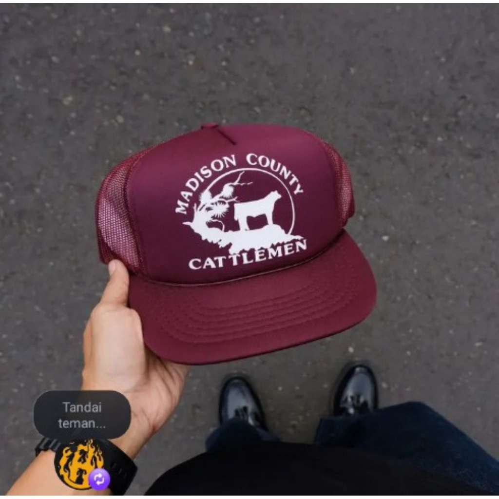 VTG ROPE HAT MADISON COUNTY