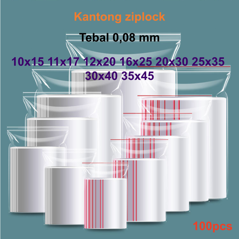 PLASTIK KLIP ZIPLOCK 20 x 30 cm PLASTIK KLIP ZIPLOCK CLIP 20x30cm