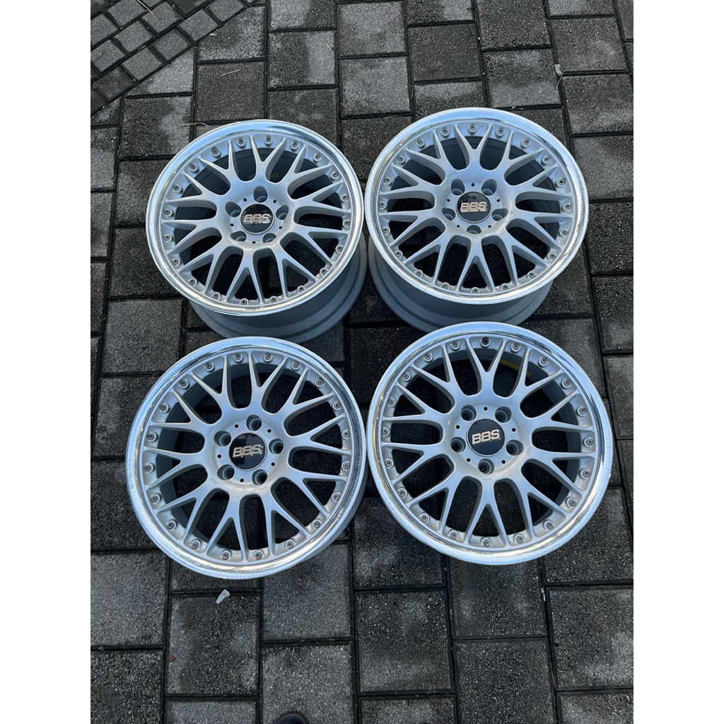 Velg Original BBS RS777 ring 17. Made in Germany. Lebar 7-8. Et 35-45. Pcd 5x114