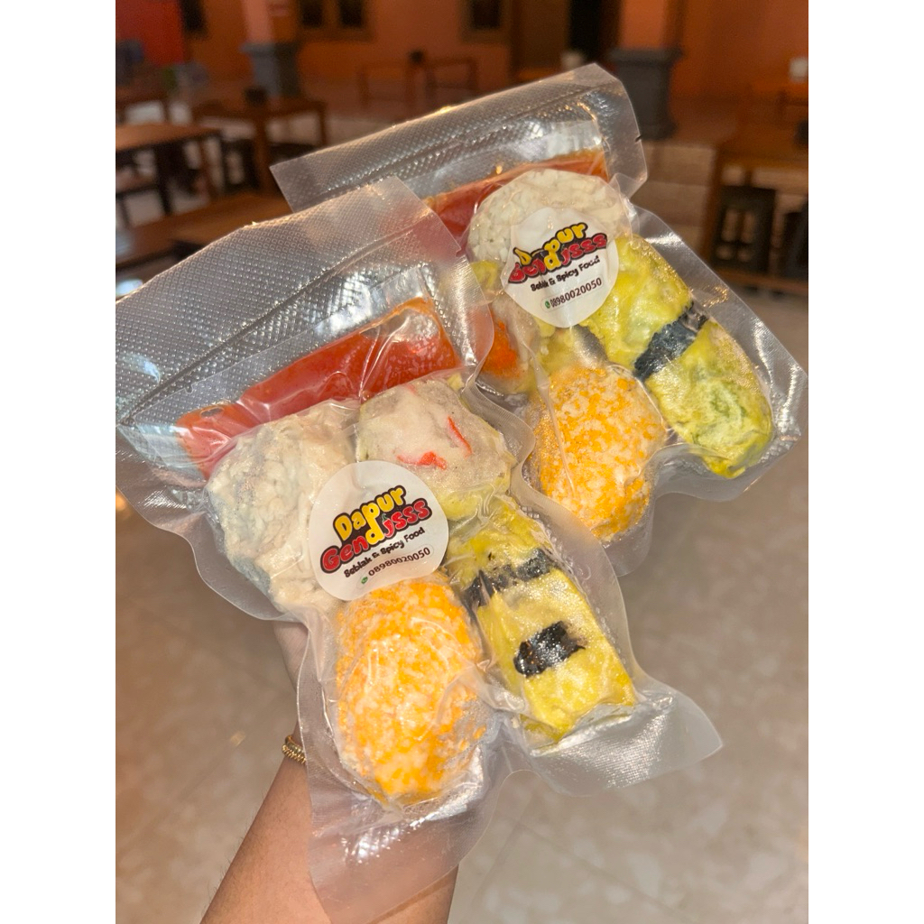 MIX DIMSUM UDANG KEJU UDANG RAMBUTAN LUMPIA NORI