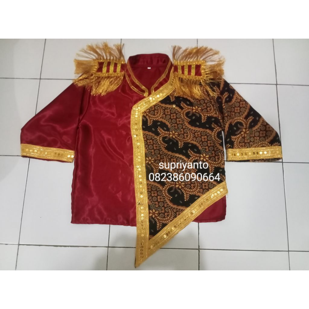 baju jaranan//baju Surjan//baju beskap(batik tergantung stok toko)
