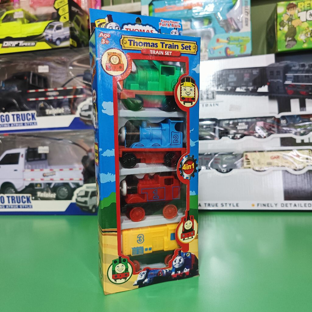 Mainan Anak Kereta Animasi Thomas And Friends Thomas Train Set Pull And Black